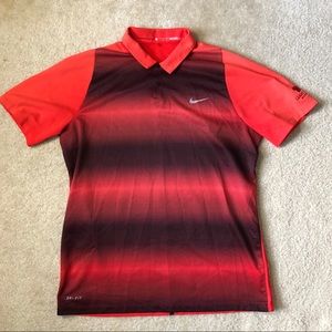Tiger Woods Nike Golf DRI-FIT Polo - Size L